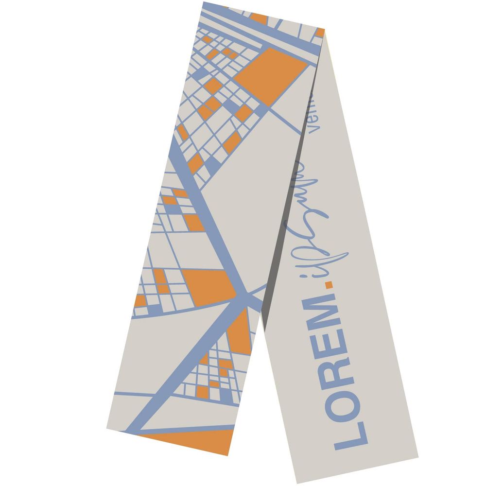 Шарф на заказ Tricksy Classic Net, L, полушерсть / Миниатюра WWW (1000)