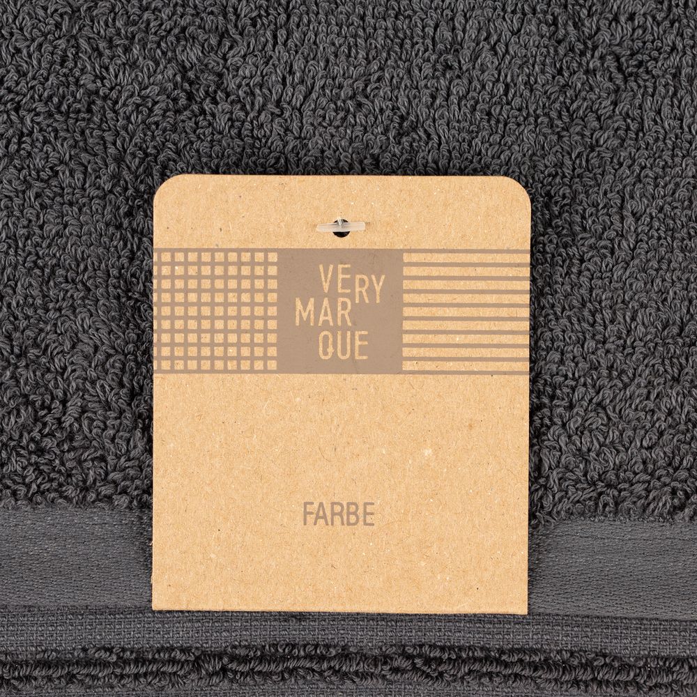 Полотенце Farbe, среднее, темно-серое / Миниатюра WWW (1000)