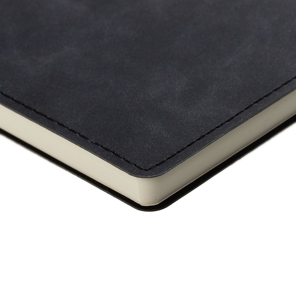 Ежедневник Lable Touch, недатированный, черный / Миниатюра WWW (1000)