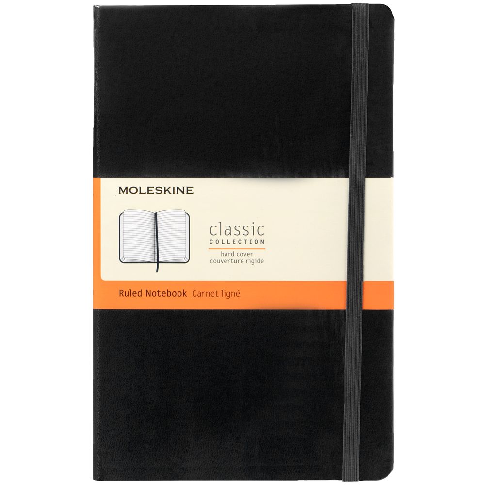 Записная книжка Moleskine Classic Soft Large, в линейку, черная / Миниатюра WWW (1000)