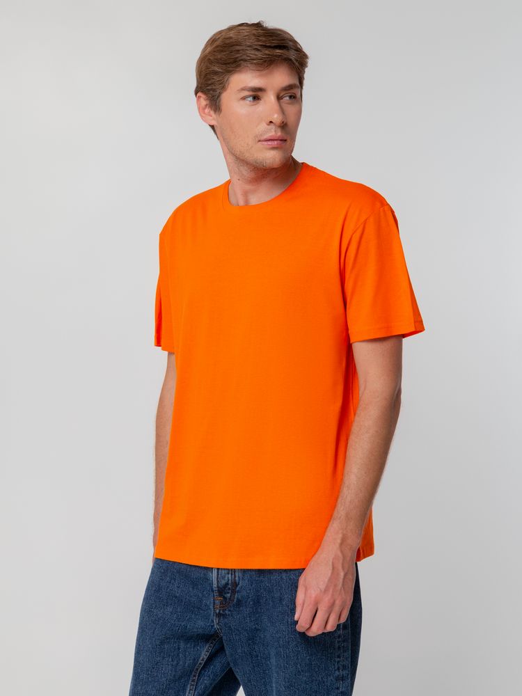 Футболка унисекс T-bolka 140, оранжевая / Миниатюра WWW (1000)