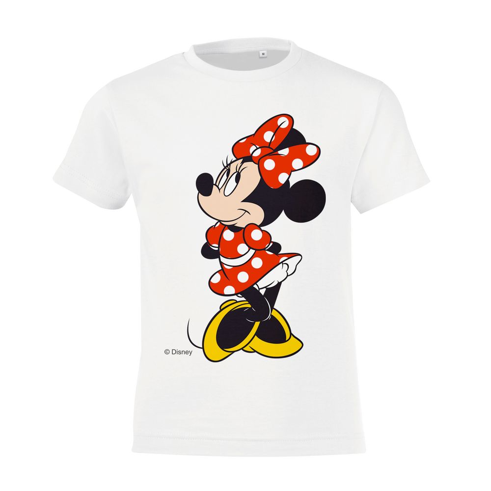 Футболка детская «Минни Маус. Jolly Girl», белая / Миниатюра WWW (1000)