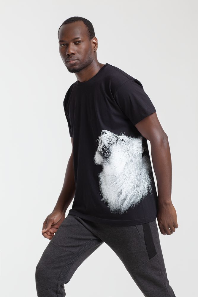 Футболка Like a Lion, черная / Миниатюра WWW (1000)