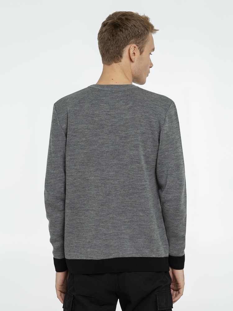 Джемпер «Серый в сером», серый / Миниатюра WWW (1000)