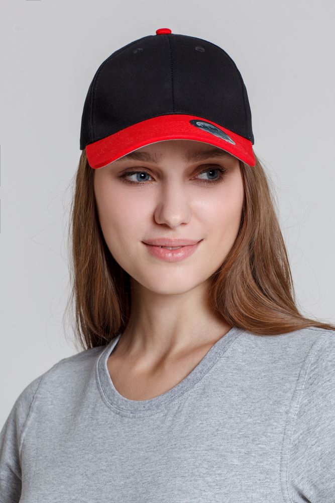 Бейсболка Ben Loyal, черная с синим / Миниатюра WWW (1000)