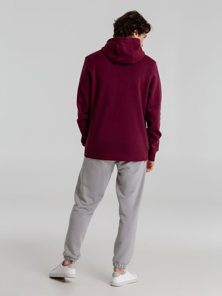 Толстовка с капюшоном унисекс King, бордовая / Миниатюра WWW (1000)