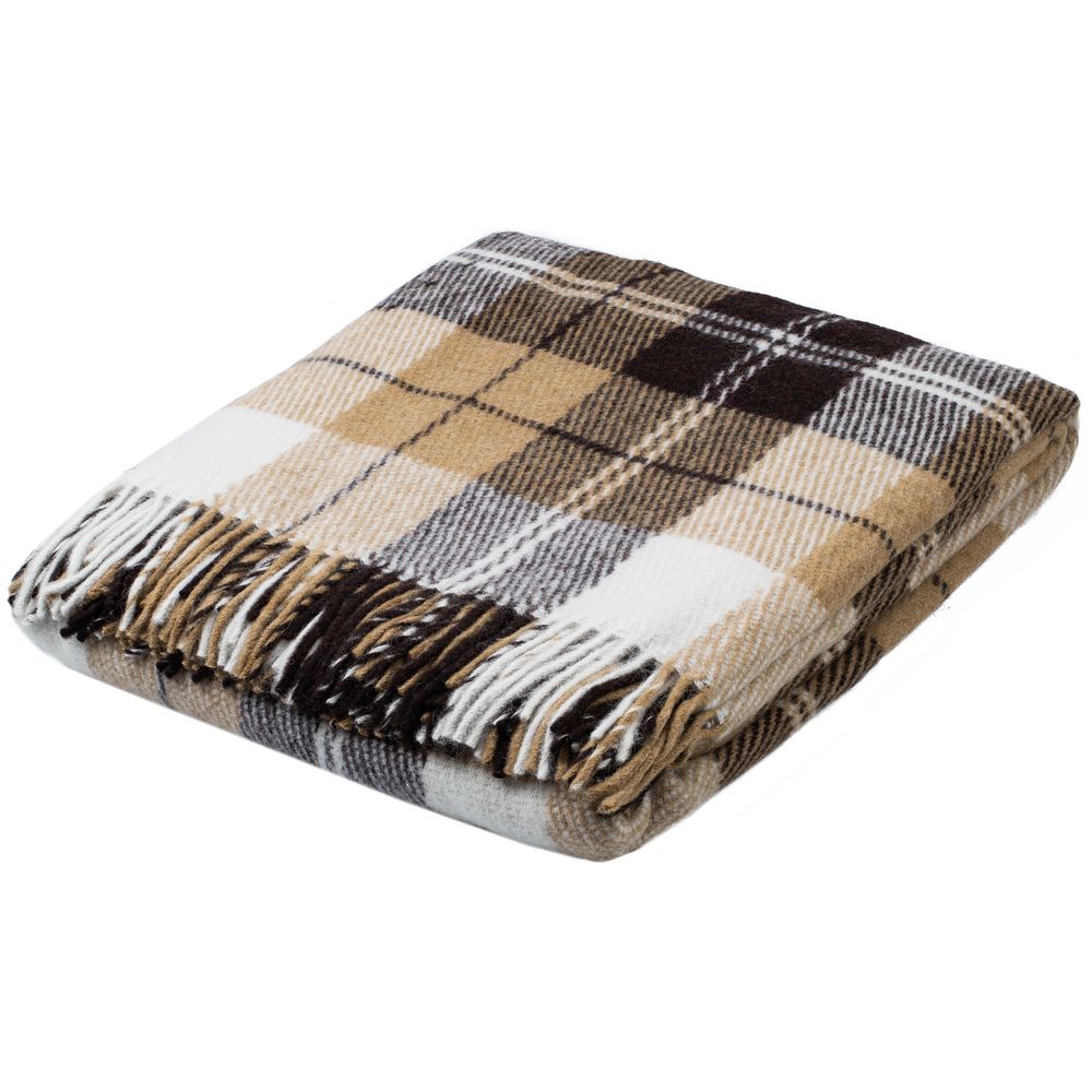 Плед Edinburgh, коричневый / Миниатюра WWW (1000)