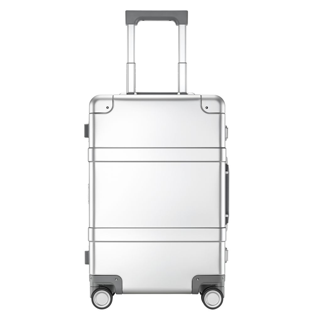 Чемодан Metal Luggage, серебристый / Миниатюра WWW (1000)