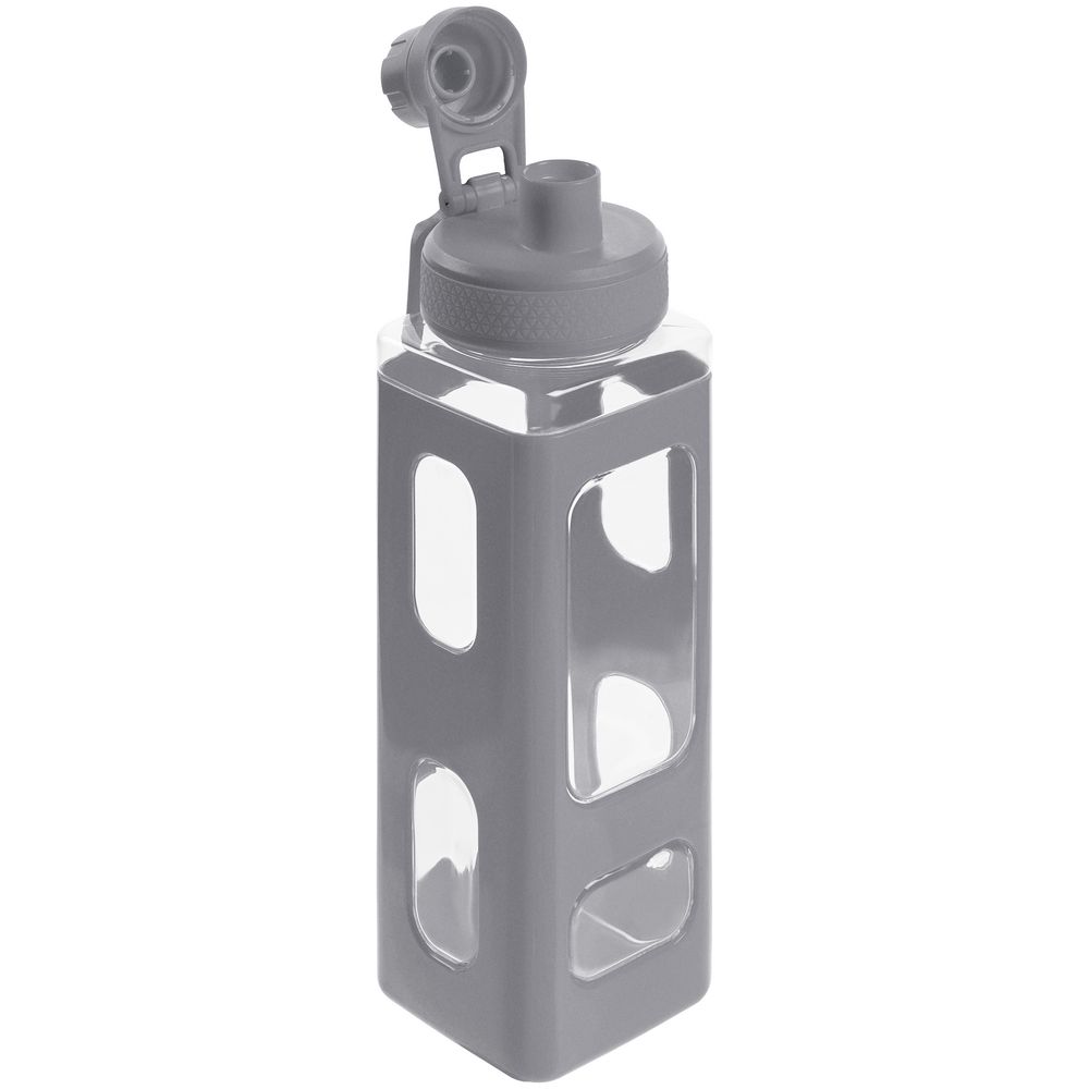 Бутылка для воды Square Fair, серая / Миниатюра WWW (1000)