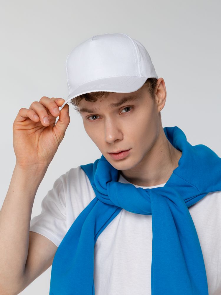 Бейсболка Promo, белая / Миниатюра WWW (1000)