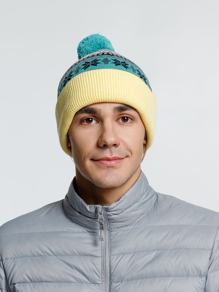 Шапка Mirakler, зеленая с желтым / Миниатюра WWW (1000)