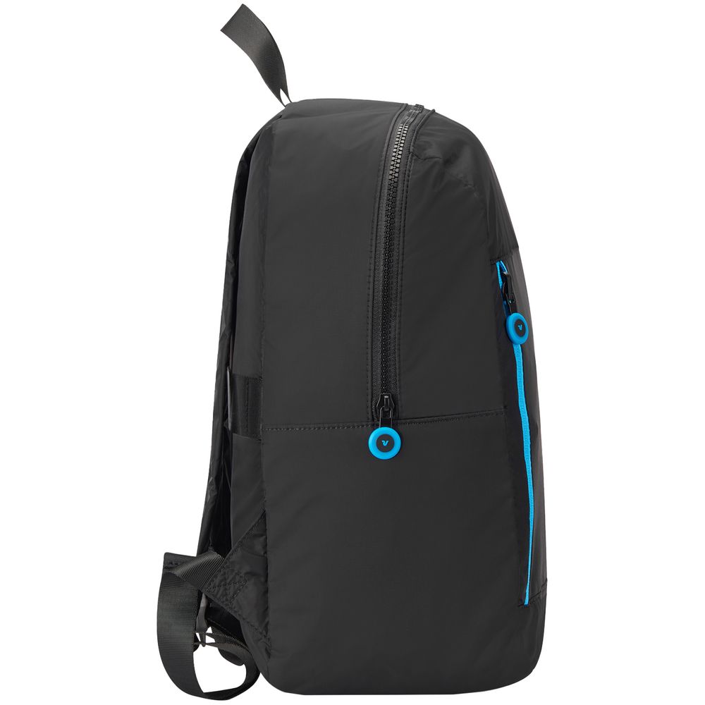 Складной рюкзак Compact Neon, черный с голубым / Миниатюра WWW (1000)