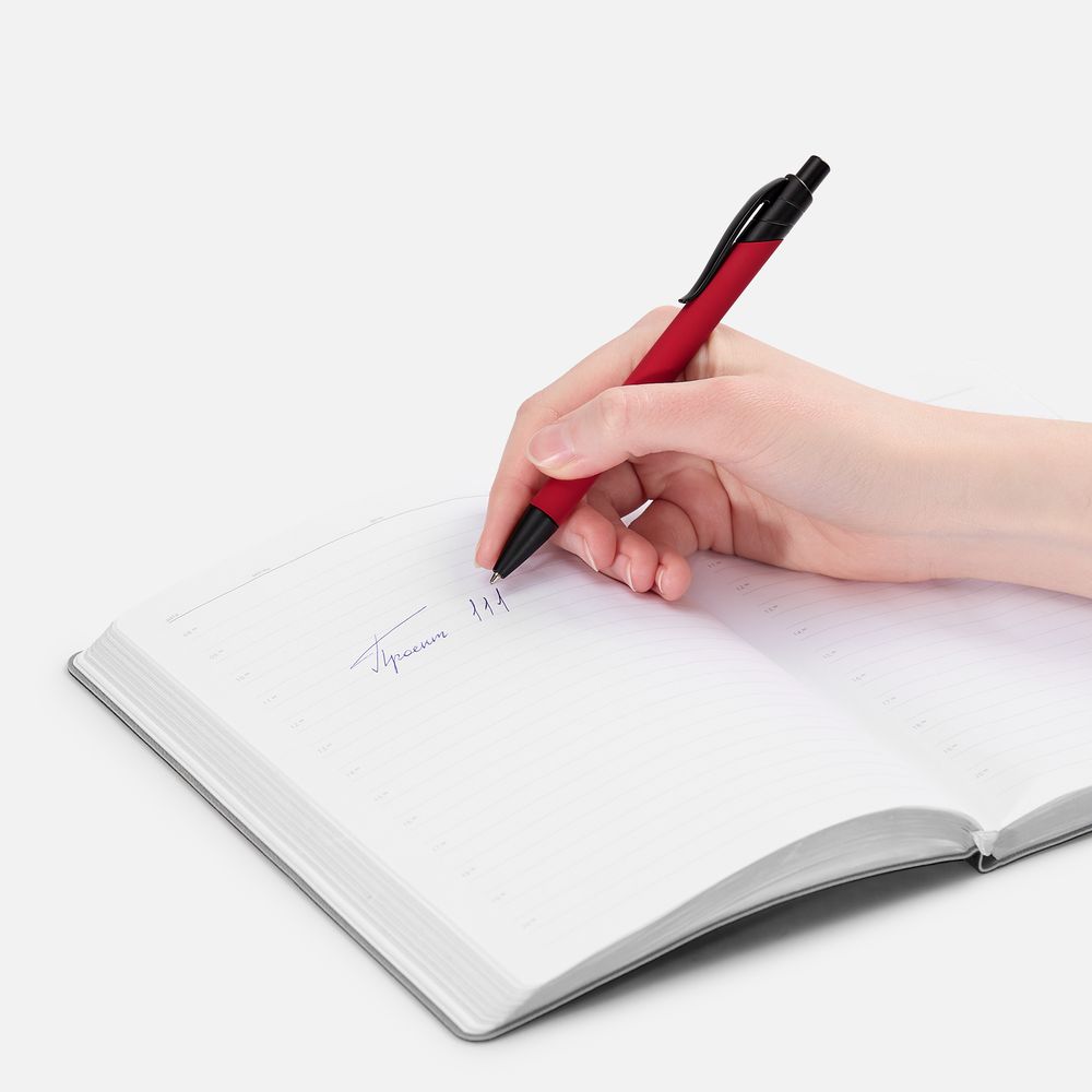 Ручка шариковая Undertone Black Soft Touch, красная / Миниатюра WWW (1000)