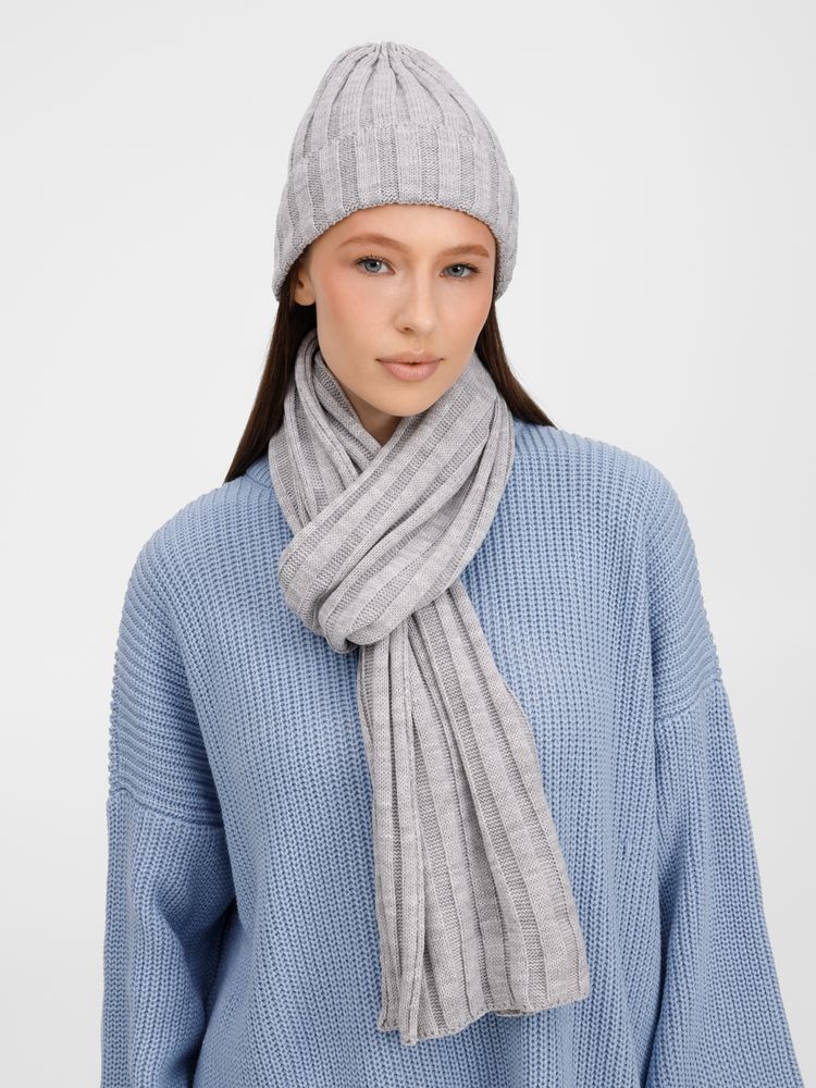 Шарф Metelitsa, серебристо-серый меланж / Миниатюра WWW (1000)