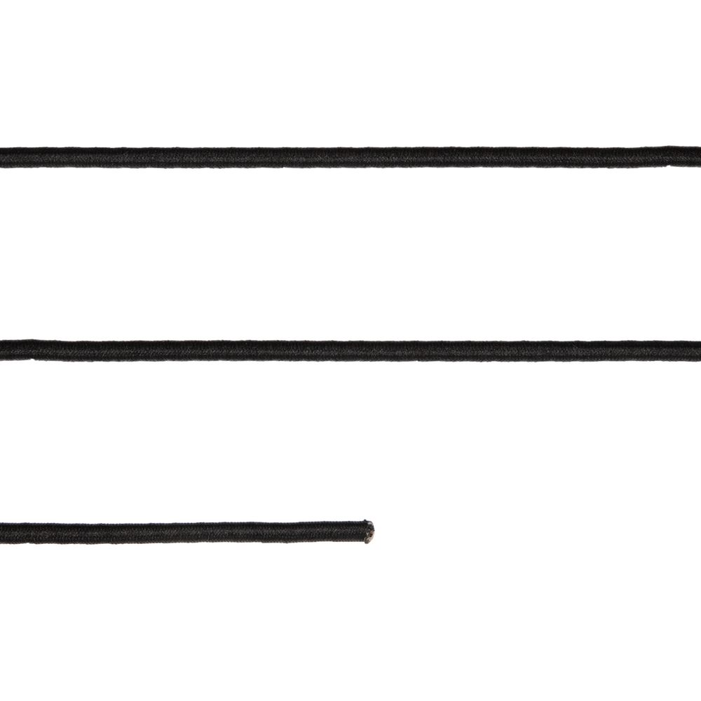 Круглая резинка Chapu M, черная, 100 см / Миниатюра WWW (1000)