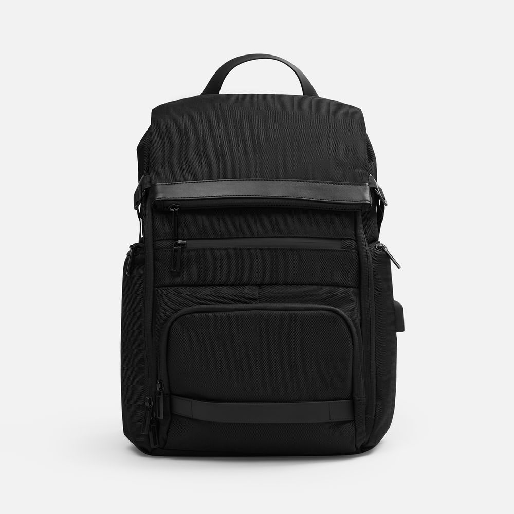 Рюкзак decaPolis, черный / Миниатюра WWW (1000)