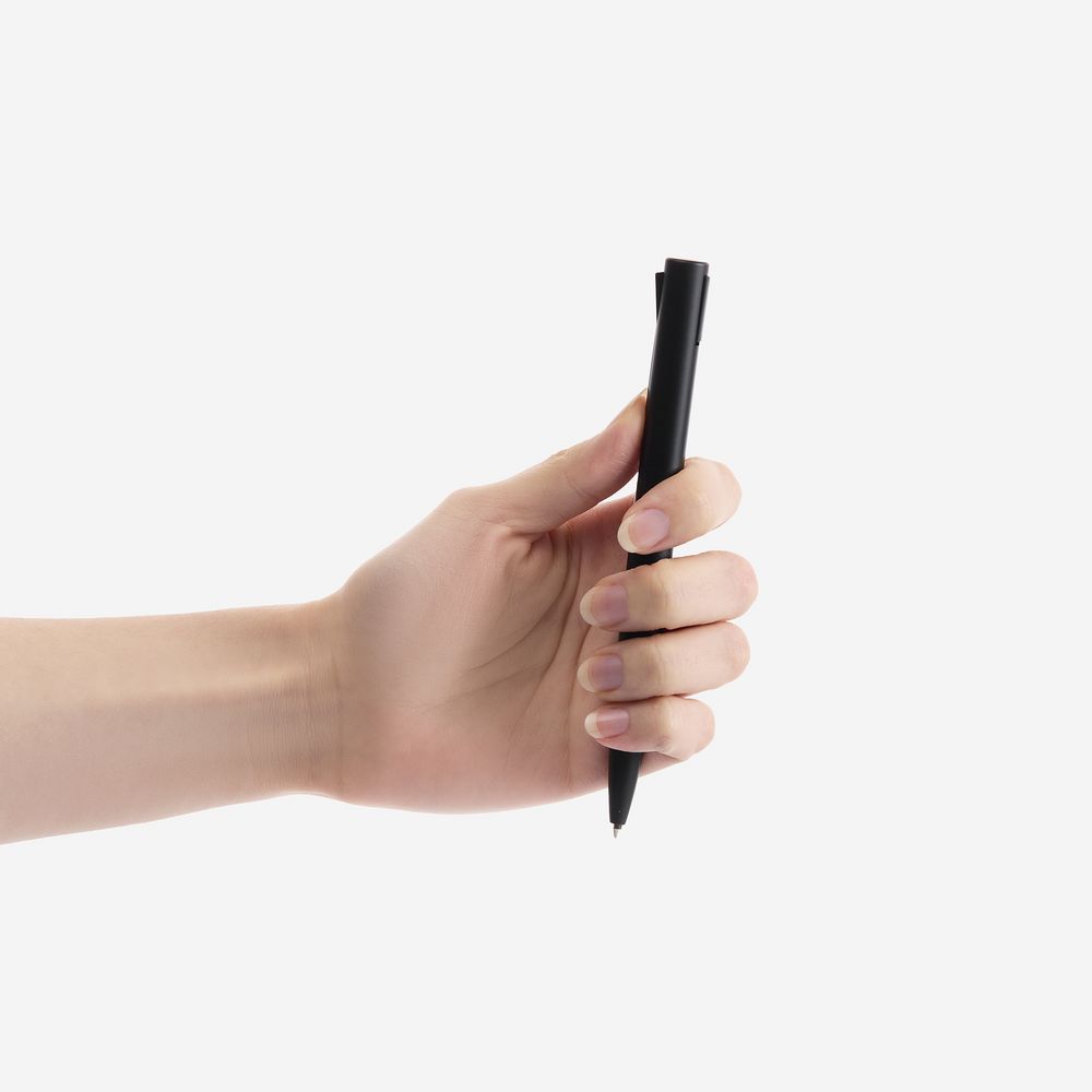 Ручка шариковая Snap, матовая черная / Миниатюра WWW (1000)