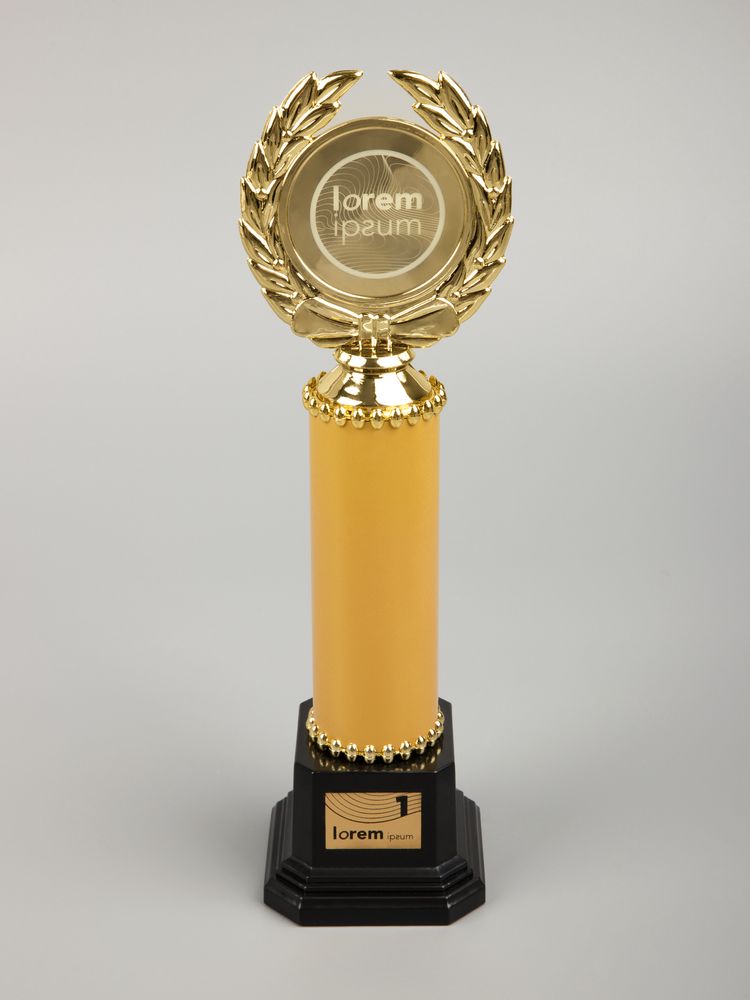 Стела EnterPrize, большая, золотистая / Миниатюра WWW (1000)