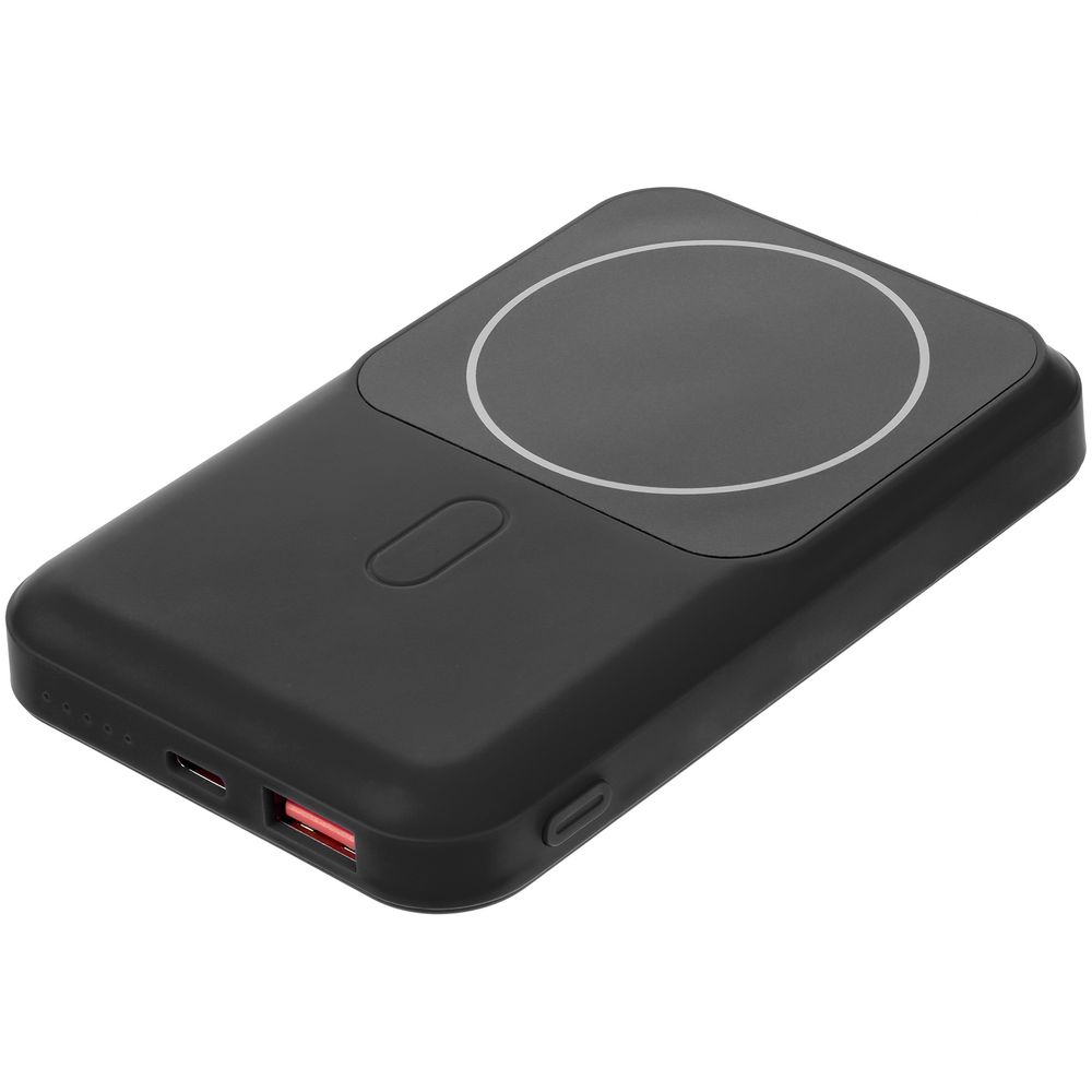 Универсальный магнитный аккумулятор Top Force, 10 000 мАч, черный / Миниатюра WWW (1000)