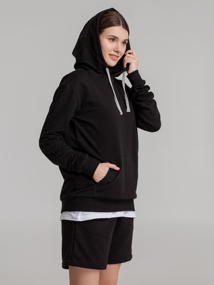 Толстовка с капюшоном Unit Kirenga, черная / Миниатюра WWW (1000)