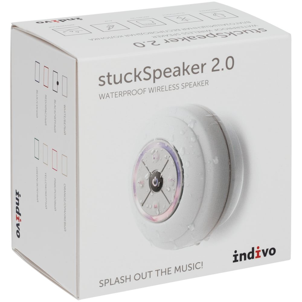 Беспроводная колонка stuckSpeaker 2.0, белая / Миниатюра WWW (1000)