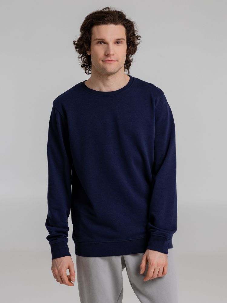 Свитшот унисекс BNC Organic, темно-синий / Миниатюра WWW (1000)