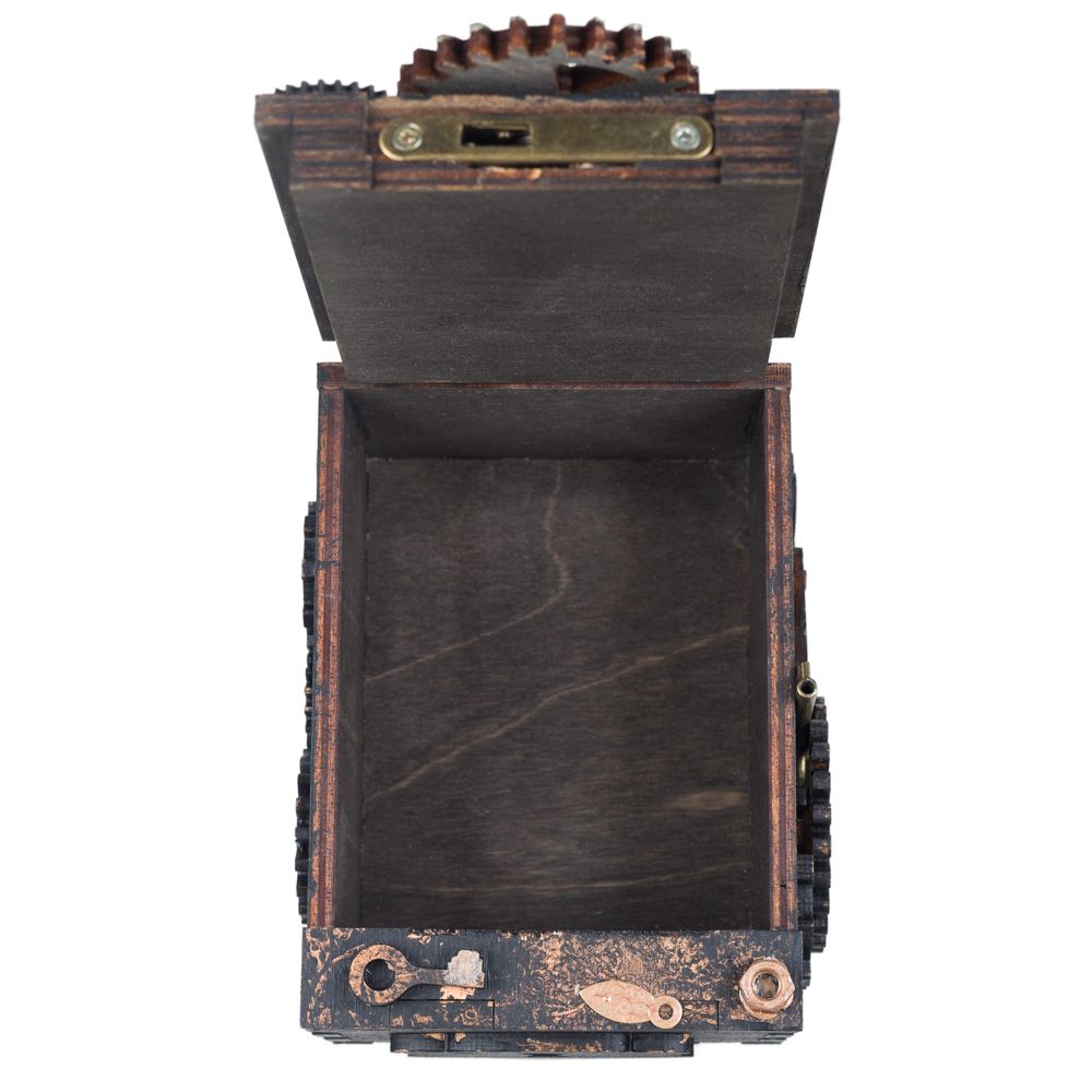 Шкатулка с секретом Gearbox, малая / Миниатюра WWW (1000)