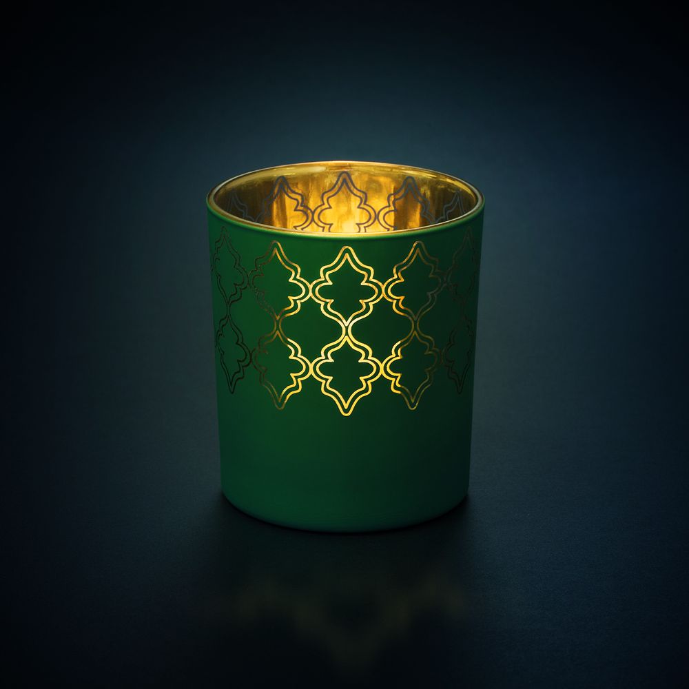 Подсвечник King, зеленый / Миниатюра WWW (1000)