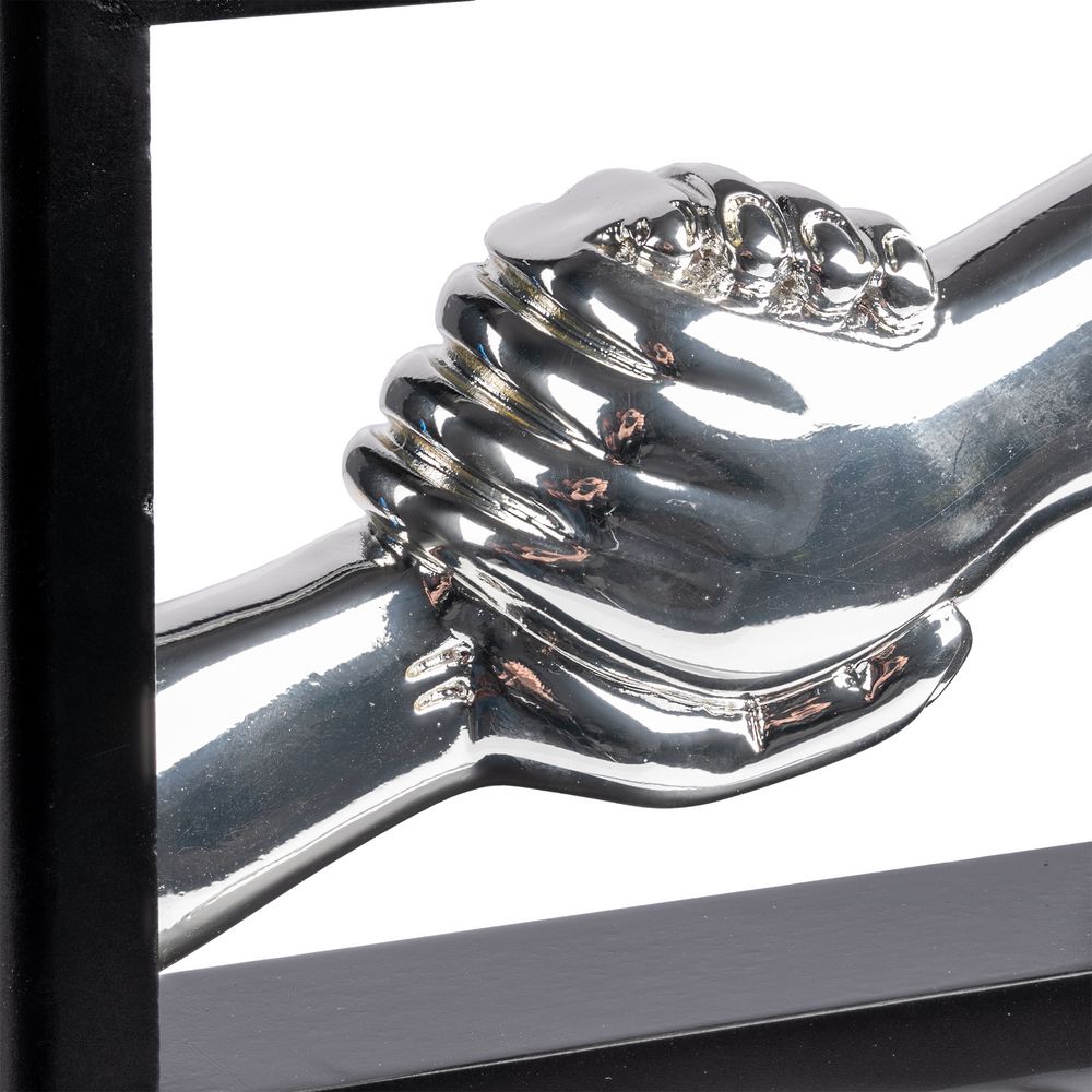 Награда «Рукопожатие», черная, уценка / Миниатюра WWW (1000)