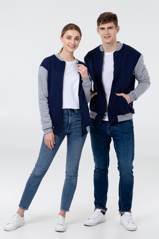 Бомбер College, бордовый / Миниатюра WWW (1000)