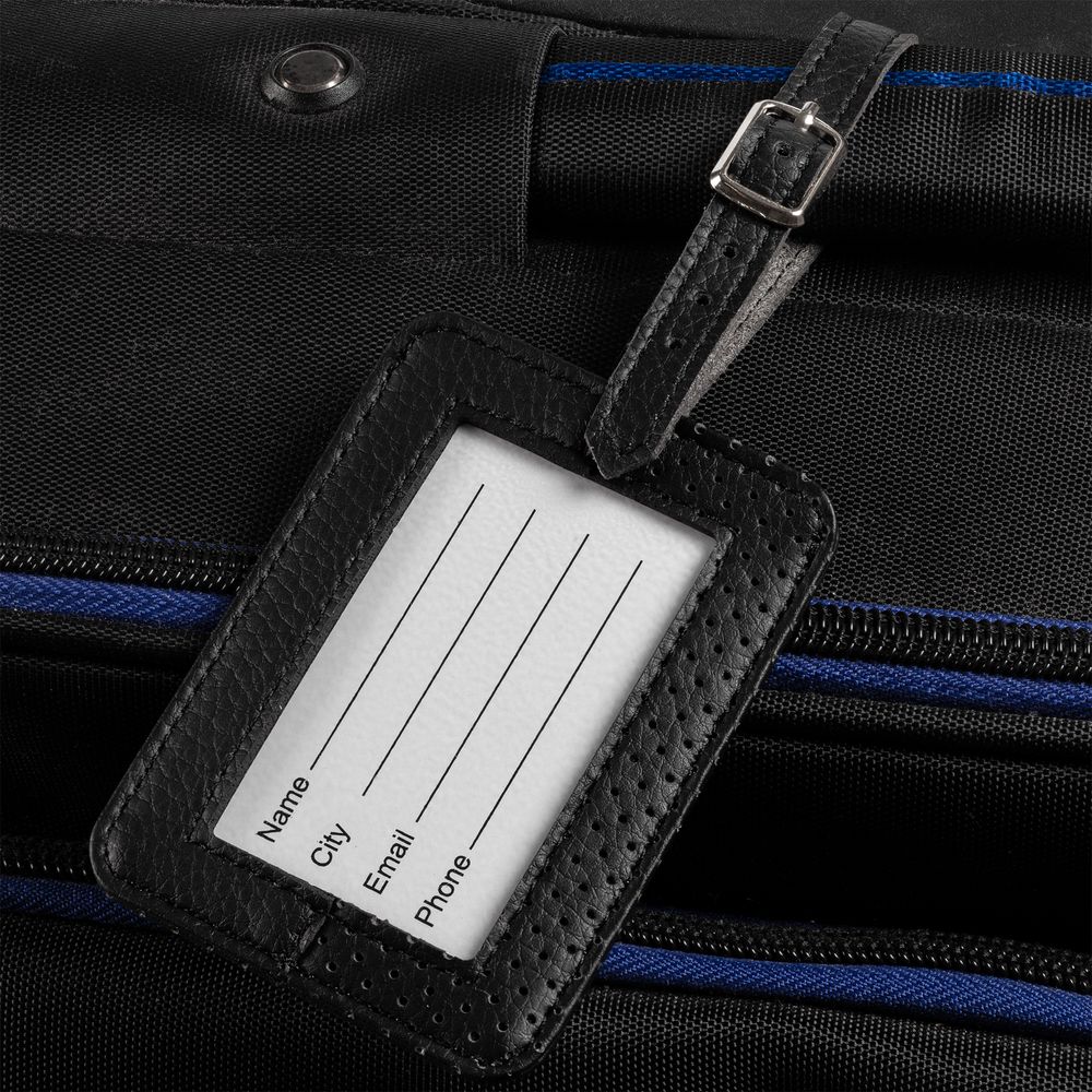 Багажная бирка dotMODE, черная / Миниатюра WWW (1000)