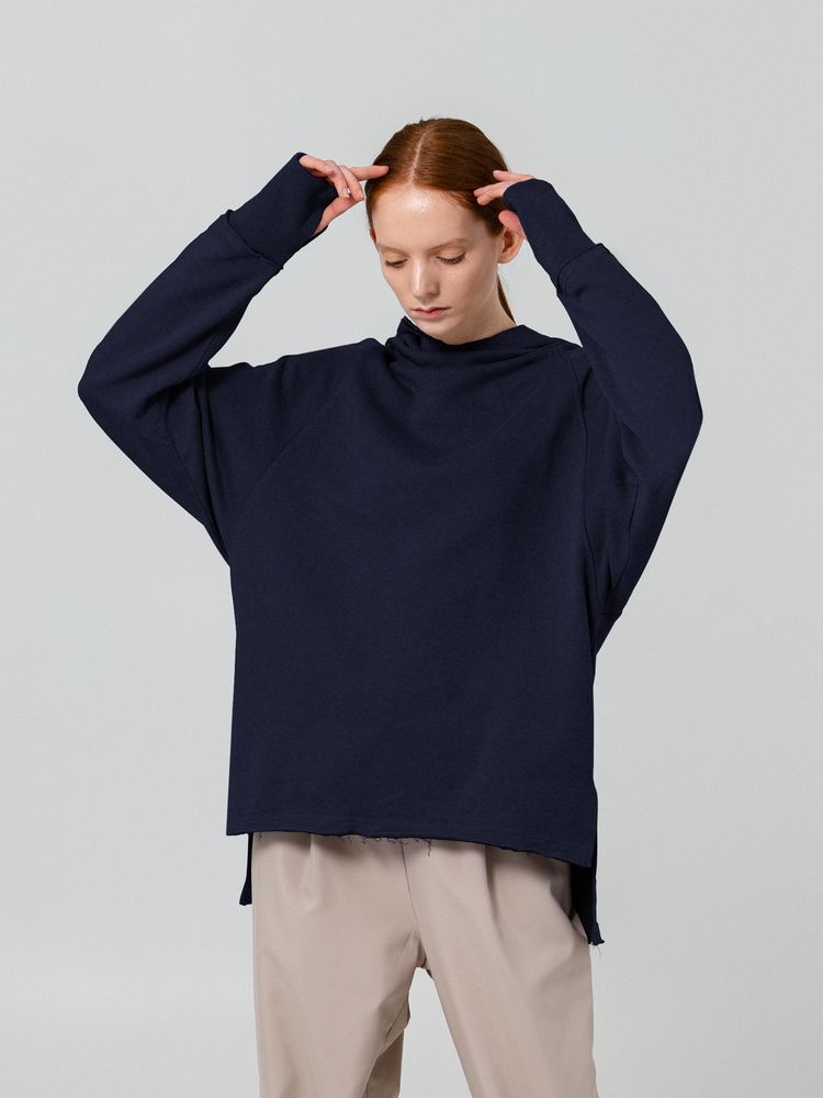 Худи унисекс Vozduh 1.0, темно-синее / Миниатюра WWW (1000)