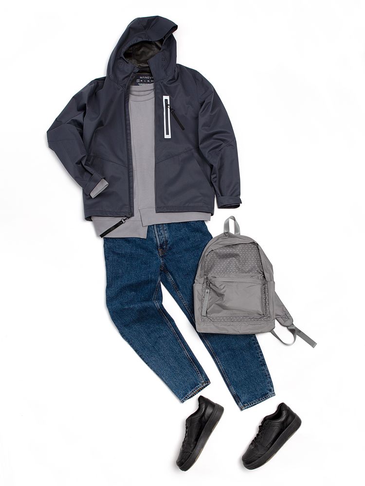 Куртка унисекс Shtorm, темно-серая (графит) / Миниатюра WWW (1000)