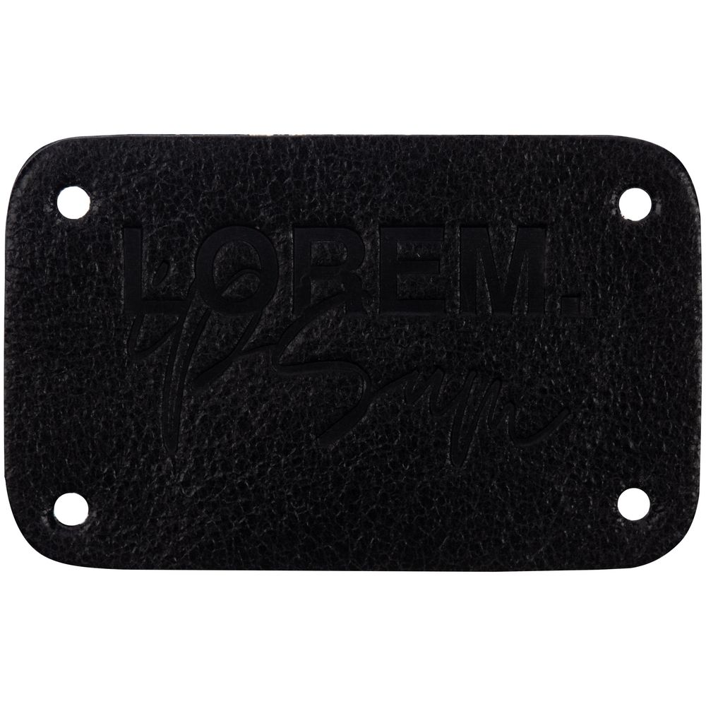 Лейбл кожаный Beta, S, черный / Миниатюра WWW (1000)