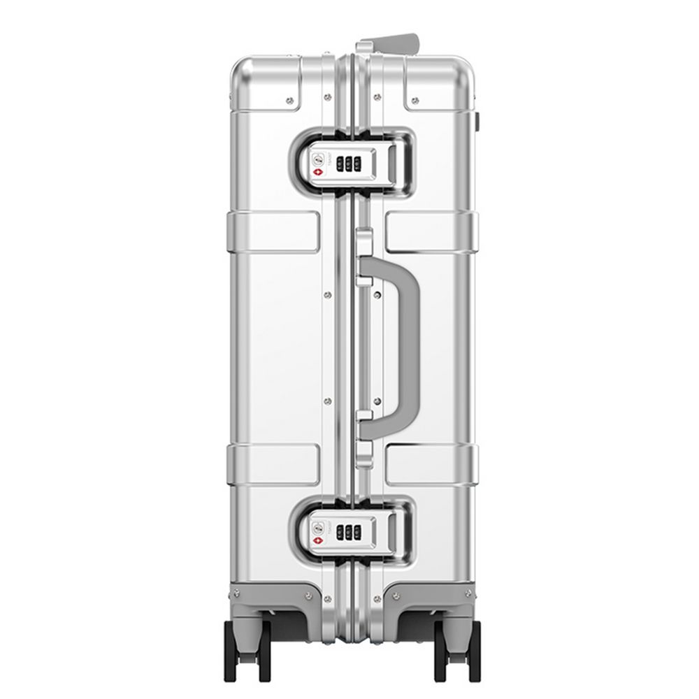 Чемодан Metal Luggage, серебристый / Миниатюра WWW (1000)