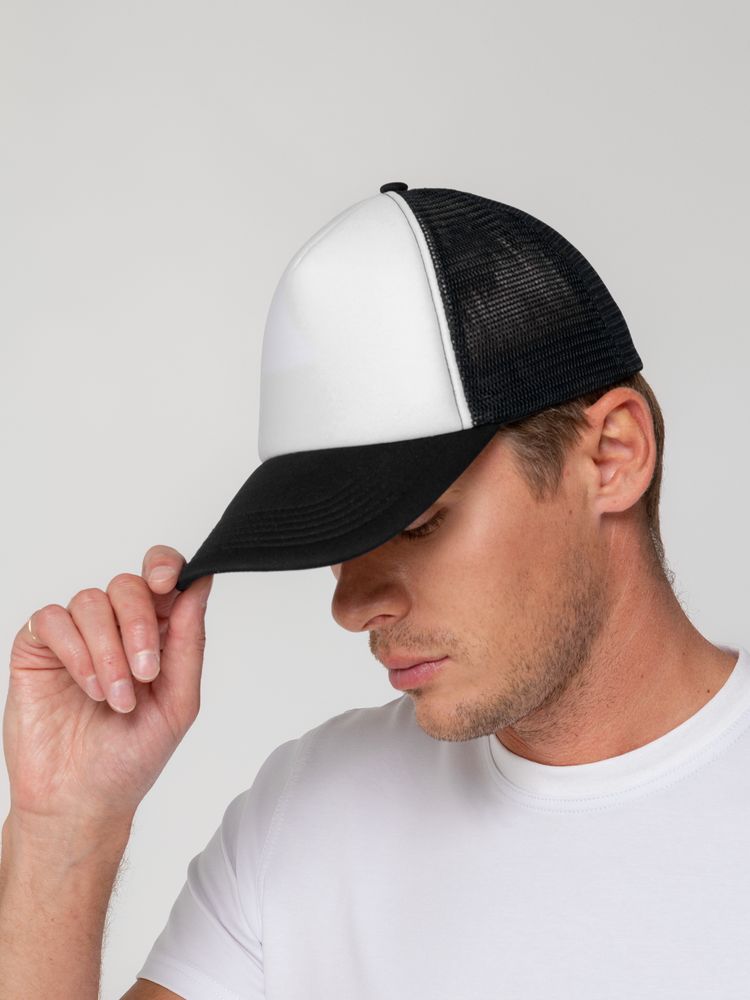 Бейсболка Sunbreaker, черная с белым / Миниатюра WWW (1000)