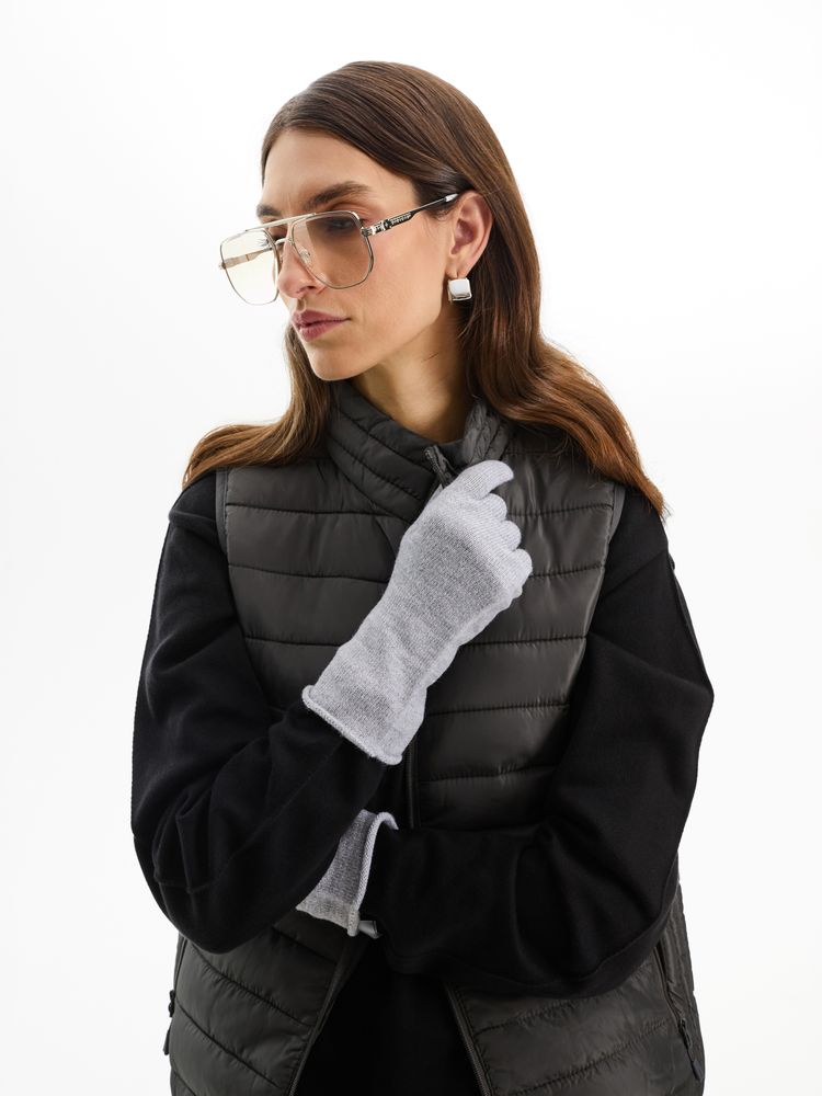 Перчатки Alpine, удлиненные, серые / Миниатюра WWW (1000)