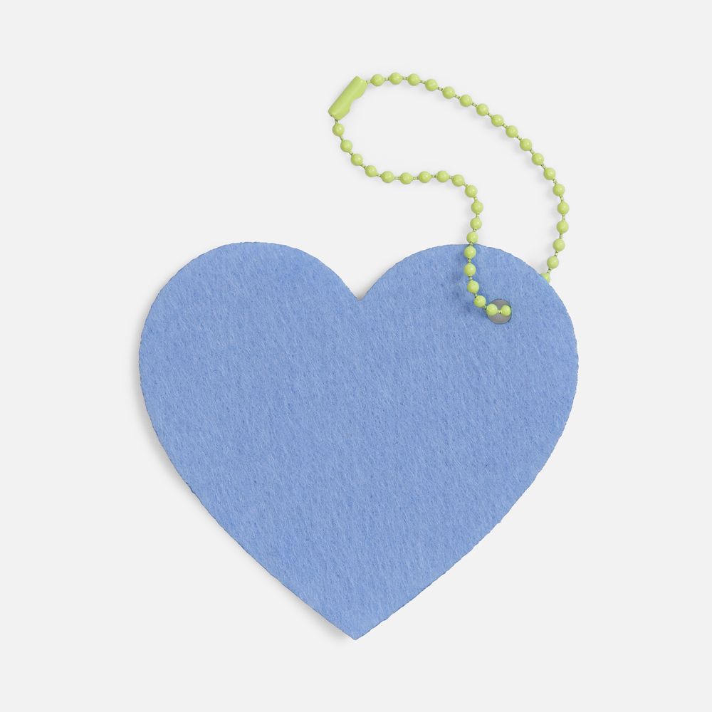 Шеврон из фетра Felt M, голубой / Миниатюра нанесения (1000)