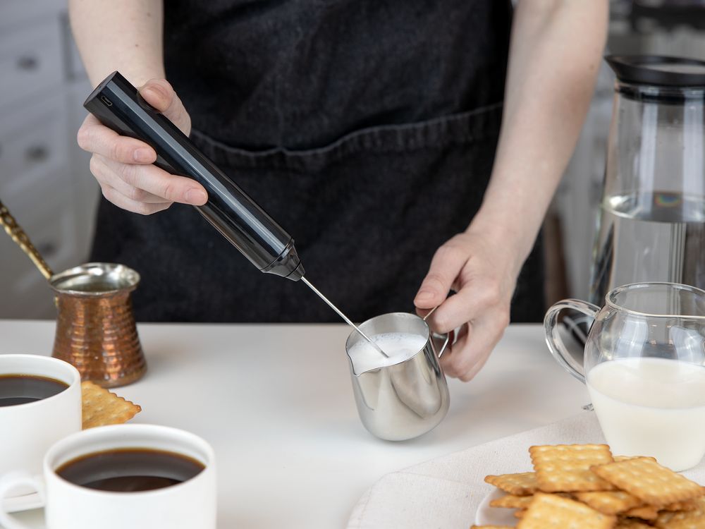 Беспроводной вспениватель молока Cuptavia, черный / Миниатюра WWW (1000)