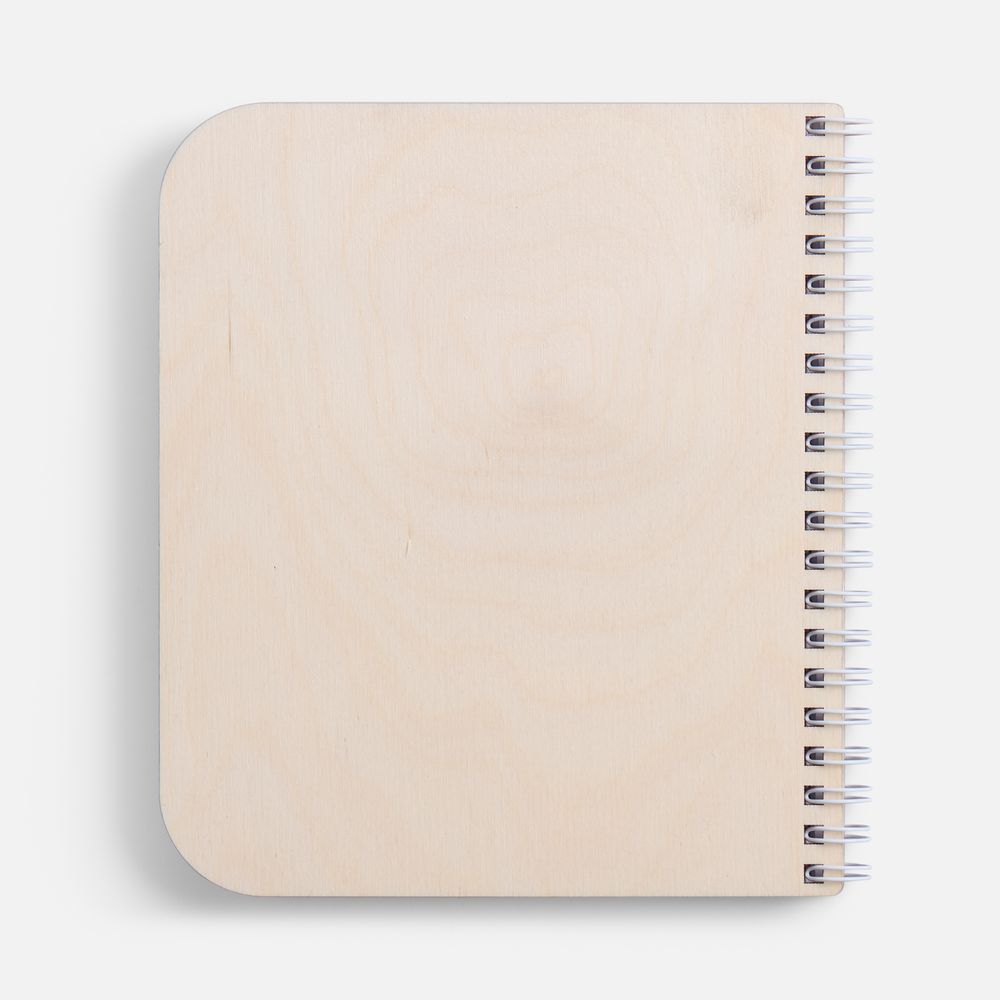 Блокнот на пружине Woodpad на заказ / Миниатюра WWW (1000)