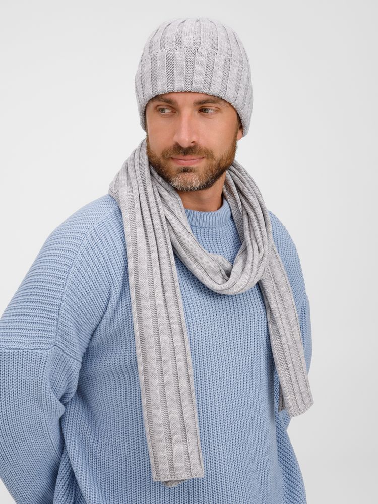 Шарф Metelitsa, серебристо-серый меланж / Миниатюра WWW (1000)