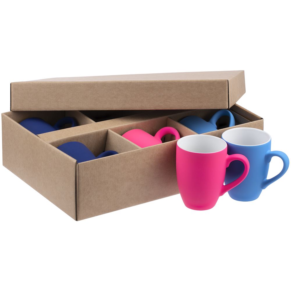 Набор кружек Good Morning c покрытием софт-тач, многоцветный / Миниатюра WWW (1000)