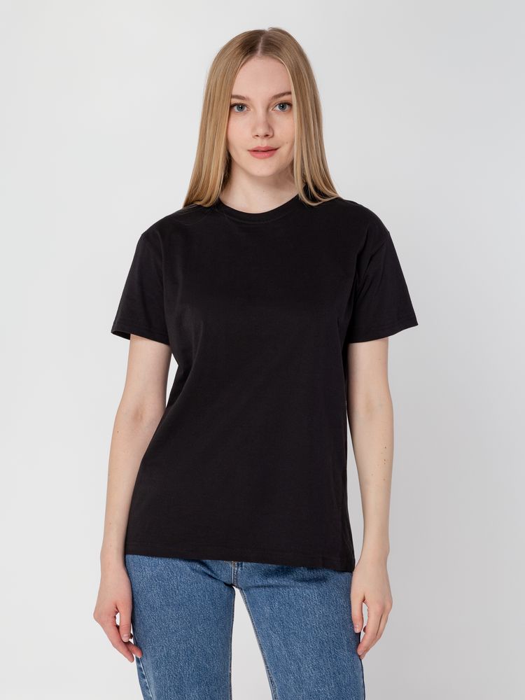 Футболка унисекс T-Bolka 160, черная / Миниатюра WWW (1000)