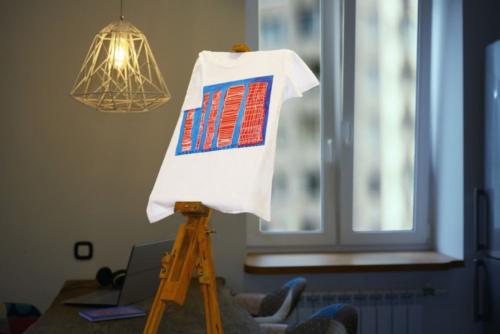 Футболка детская «Небоскребы», белая / Миниатюра WWW (1000)