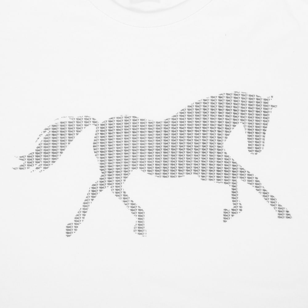 Футболка «Коньтекст», белая / Миниатюра WWW (1000)