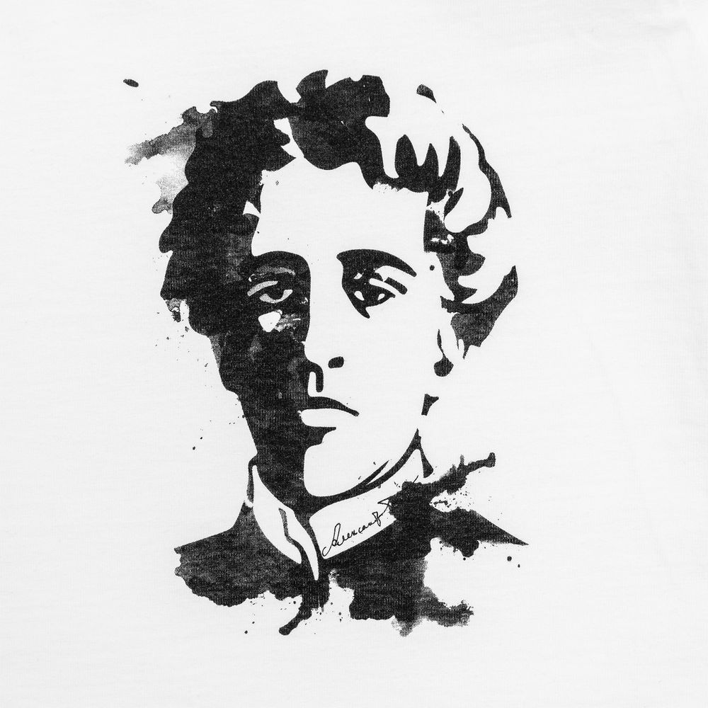 Футболка женская с длинным рукавом «Блок», белая / Миниатюра WWW (1000)