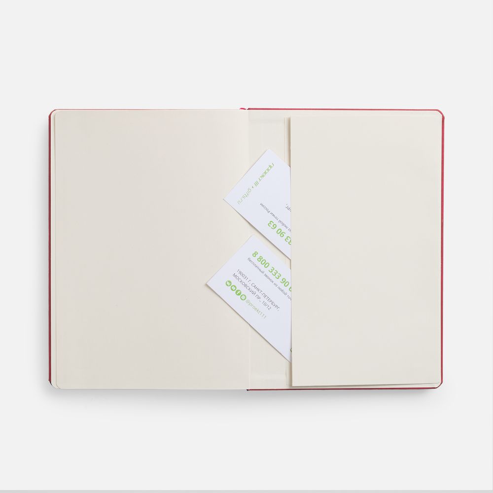 Ежедневник Urban Hard, недатированный, красный / Миниатюра WWW (1000)