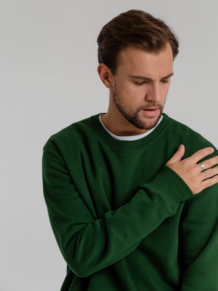 Свитшот унисекс King, темно-зеленый / Миниатюра WWW (1000)