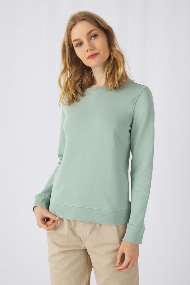 Свитшот женский BNC Organic, красный / Миниатюра WWW (1000)