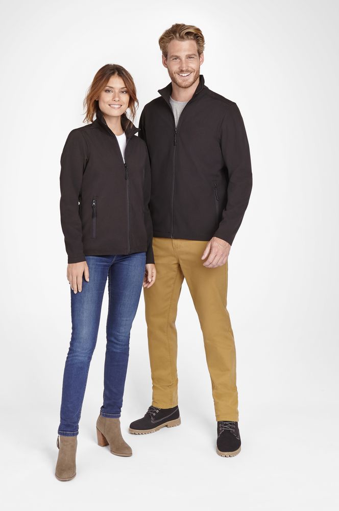 Куртка софтшелл мужская Race Men, черная / Миниатюра WWW (1000)